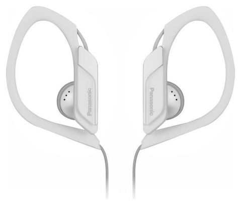 hs34e écouteurs sport semi-intra - clip oreille - résistants à l'eau - blanc