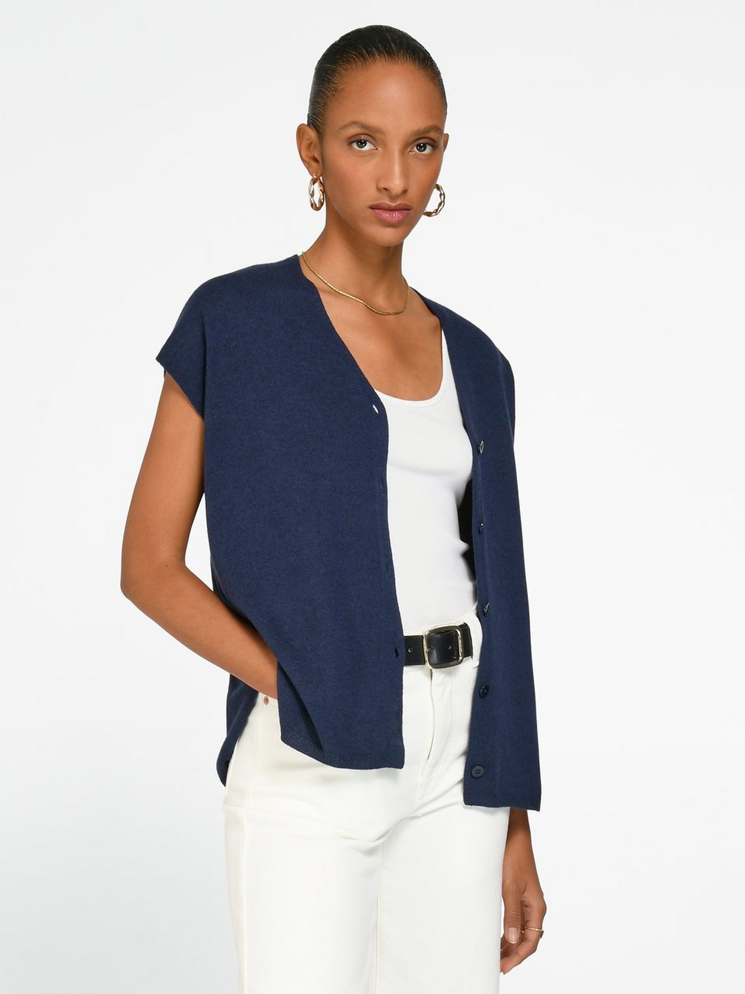 Strickjacke mit Premium-Kaschmir
