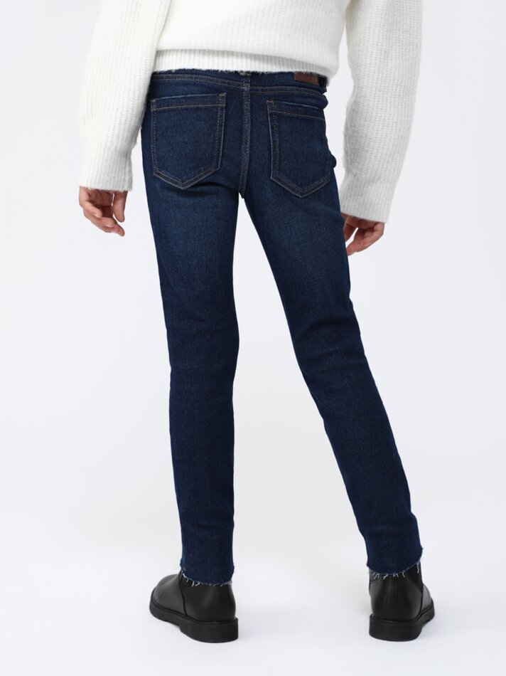 Calça jeans super skinny - Azul marinho escuro