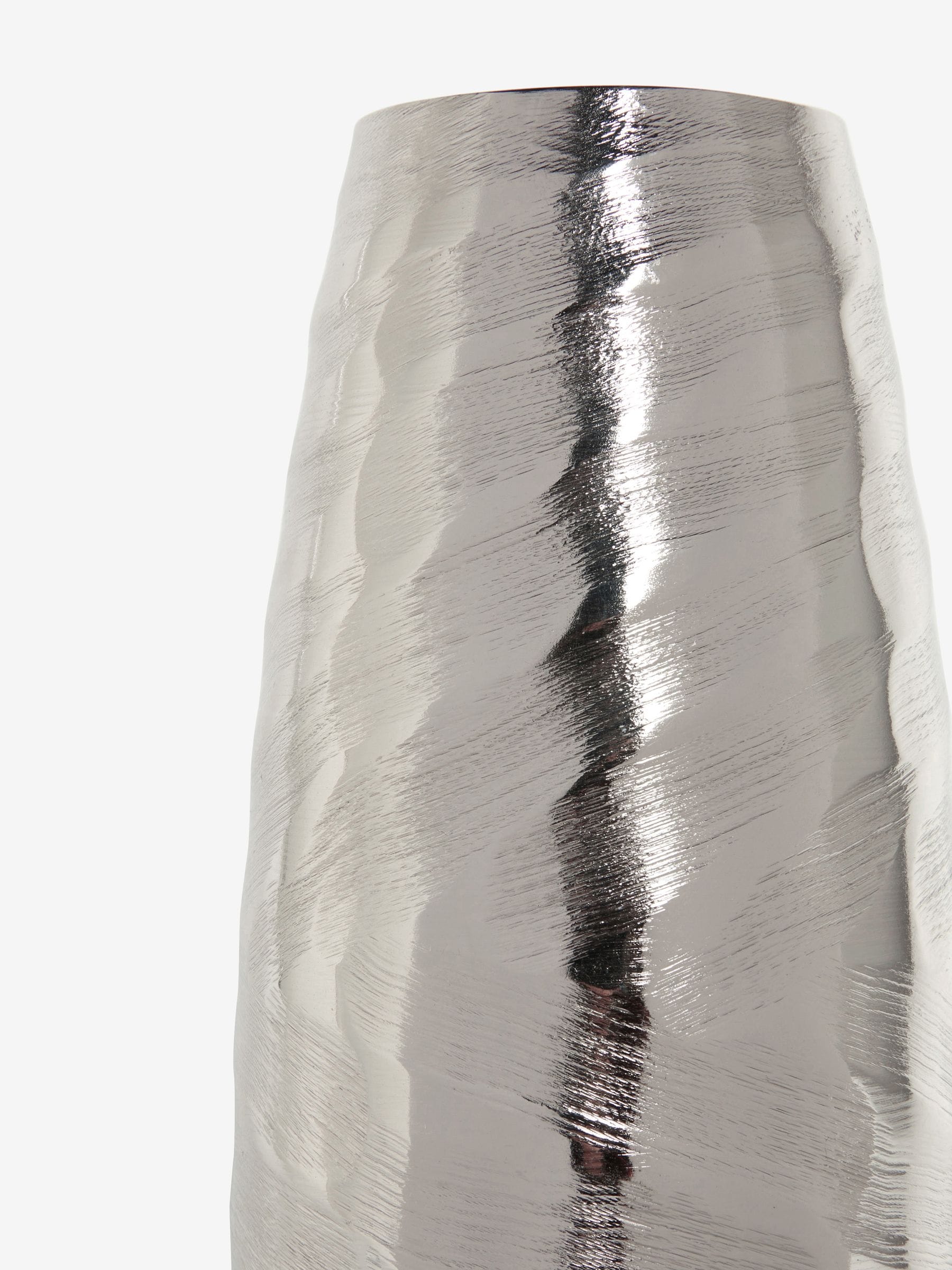 Metal Textured Vase