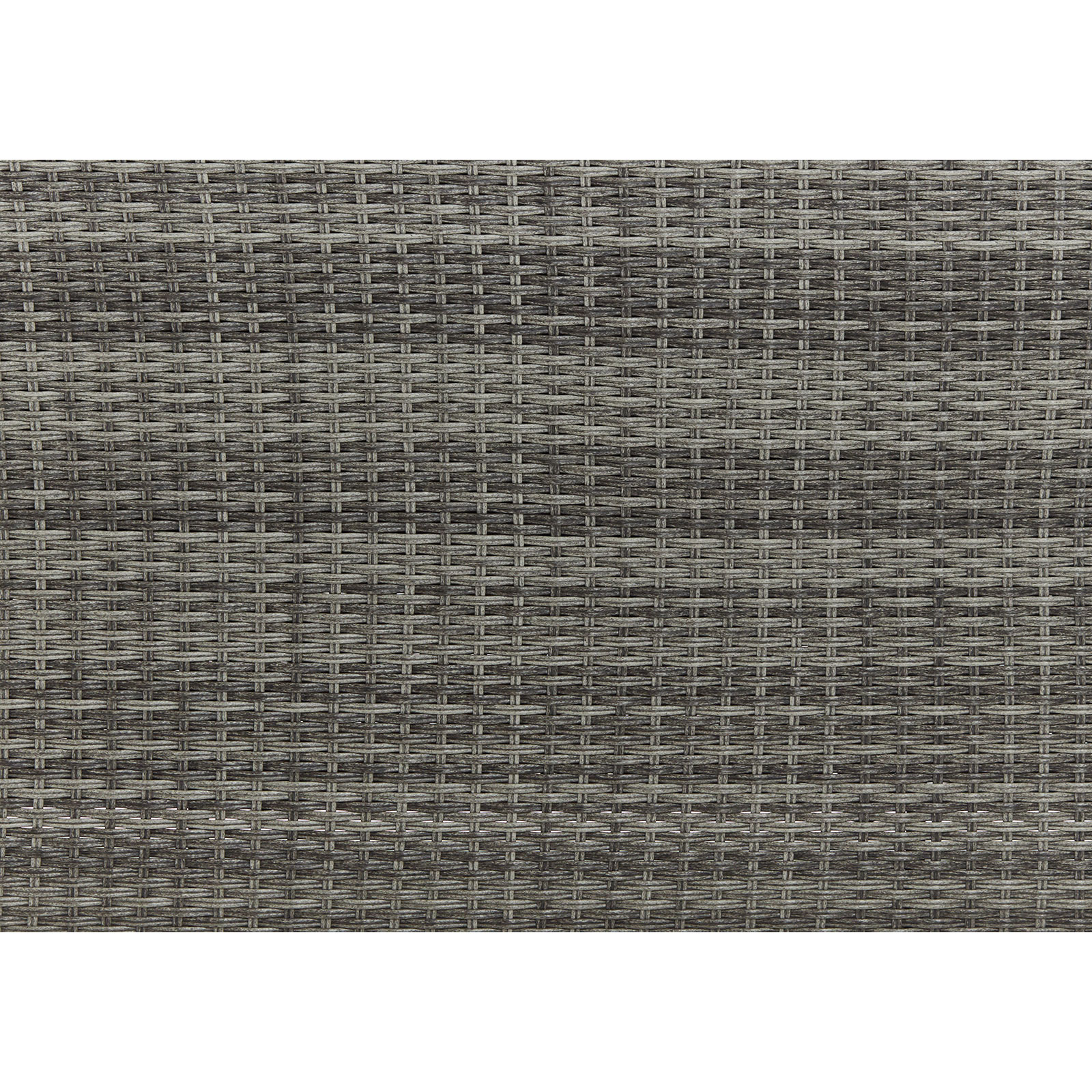 6-teilige Loungegarnitur - dunkelgrau - Polyrattan