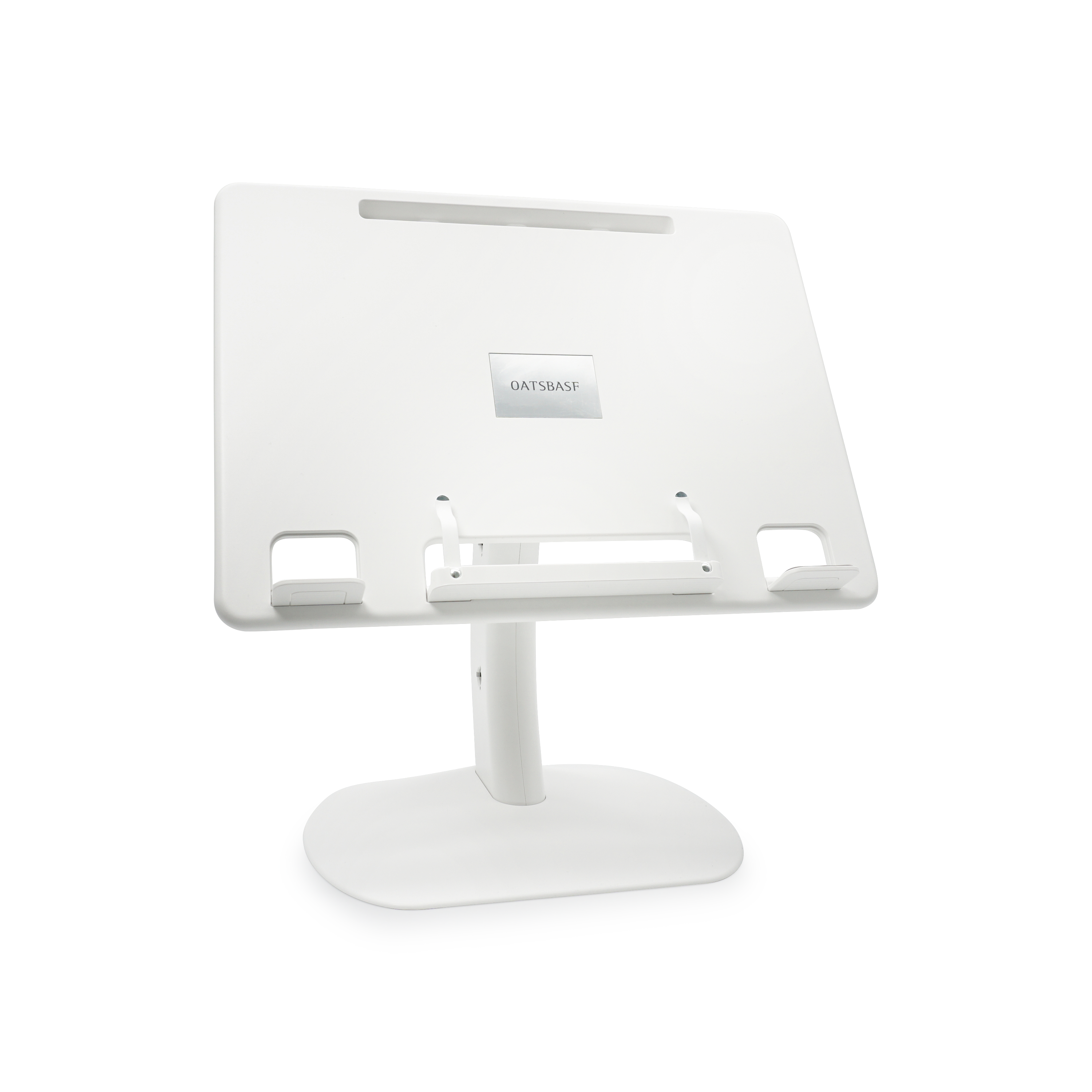Portable Halterung Verstallbarer Ständer für Laptop / Tablet / Bücher - Weiss