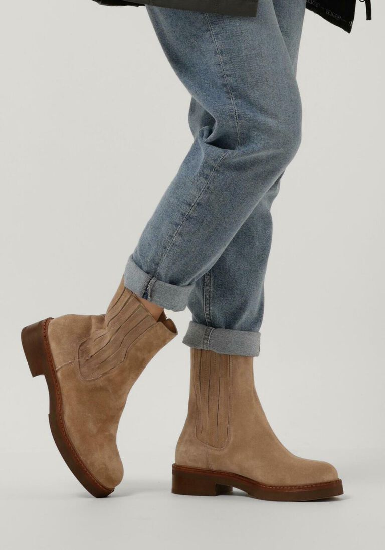 BLACKSTONE beige blackstone enkellaarsjes yl61