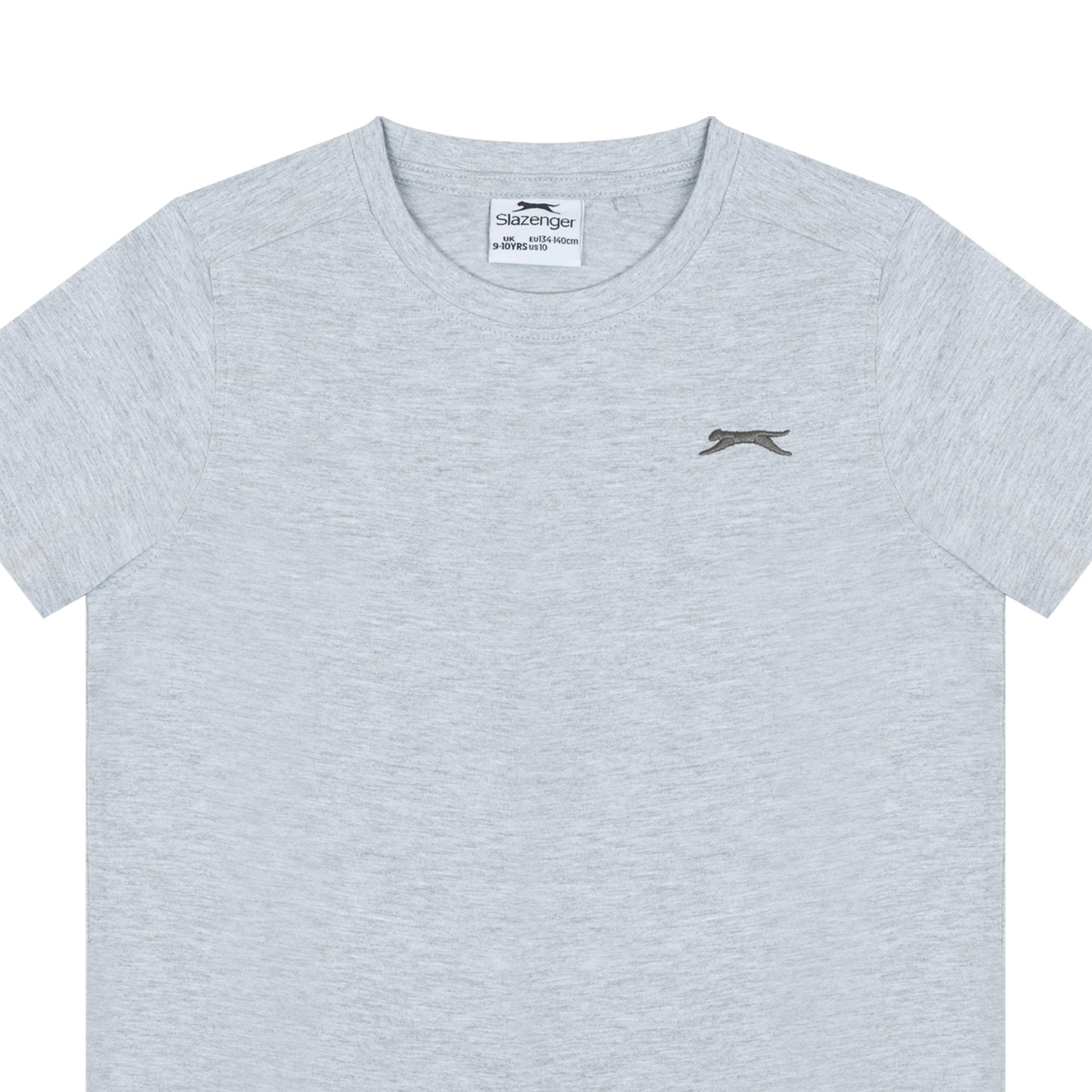 Slazenger Junior Boys Plain Tee shirt