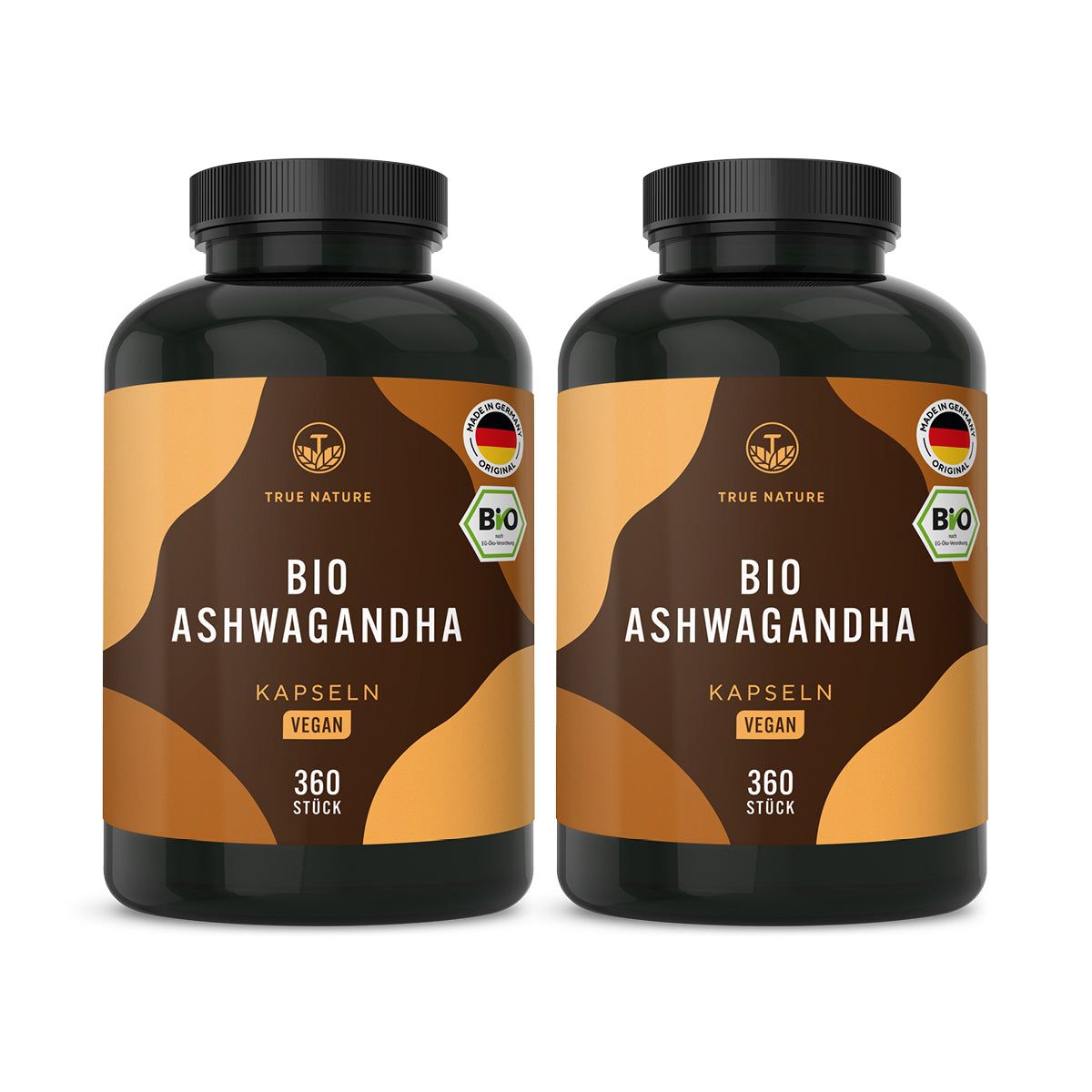TRUE NATURE® Bio Ashwagandha Kapseln - Vegan & Made in Germany