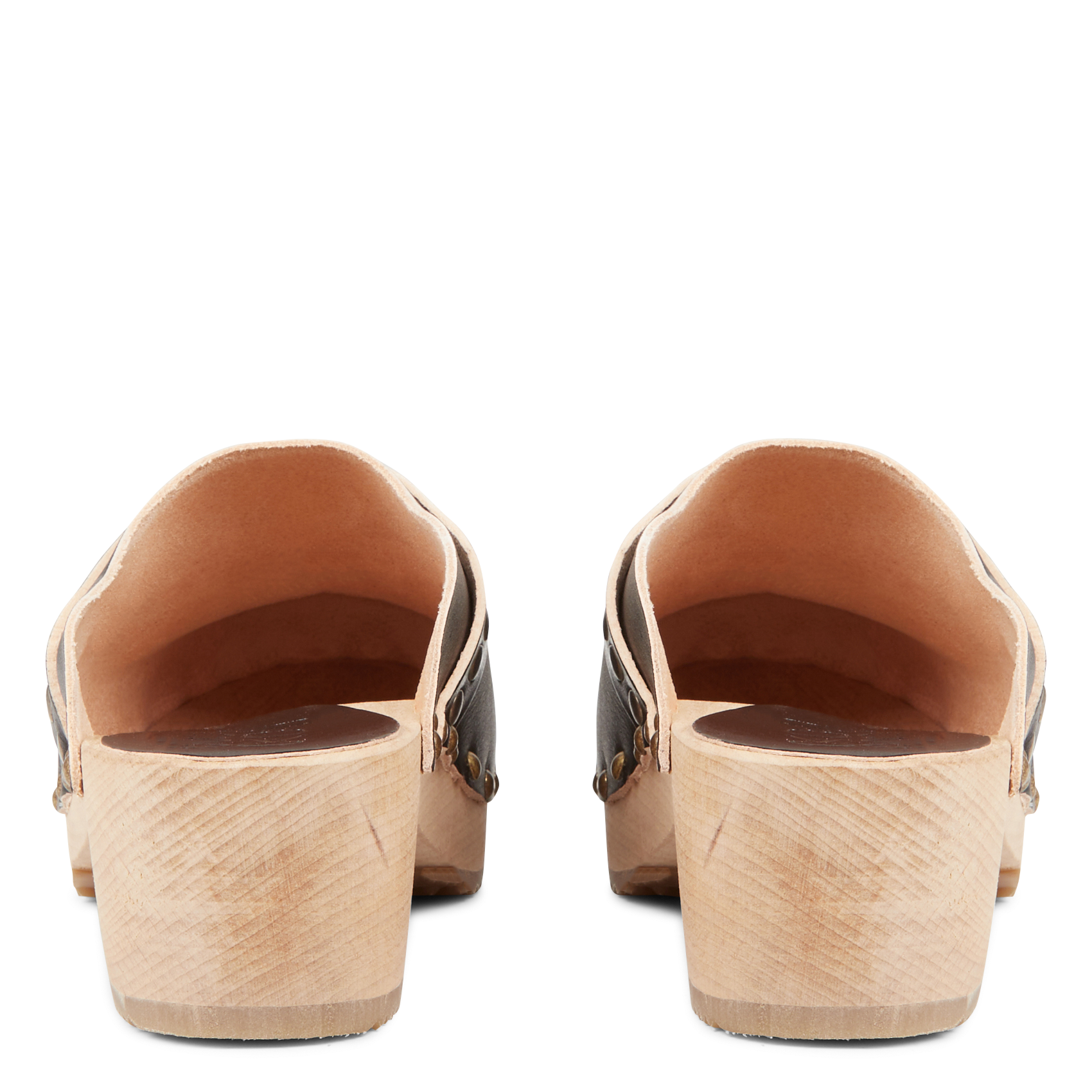 Sabots en cuir | Noir