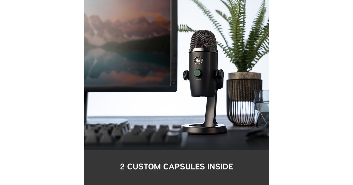 Blue MicrophonesYeti Nano USB-microfoon  (Zwart)