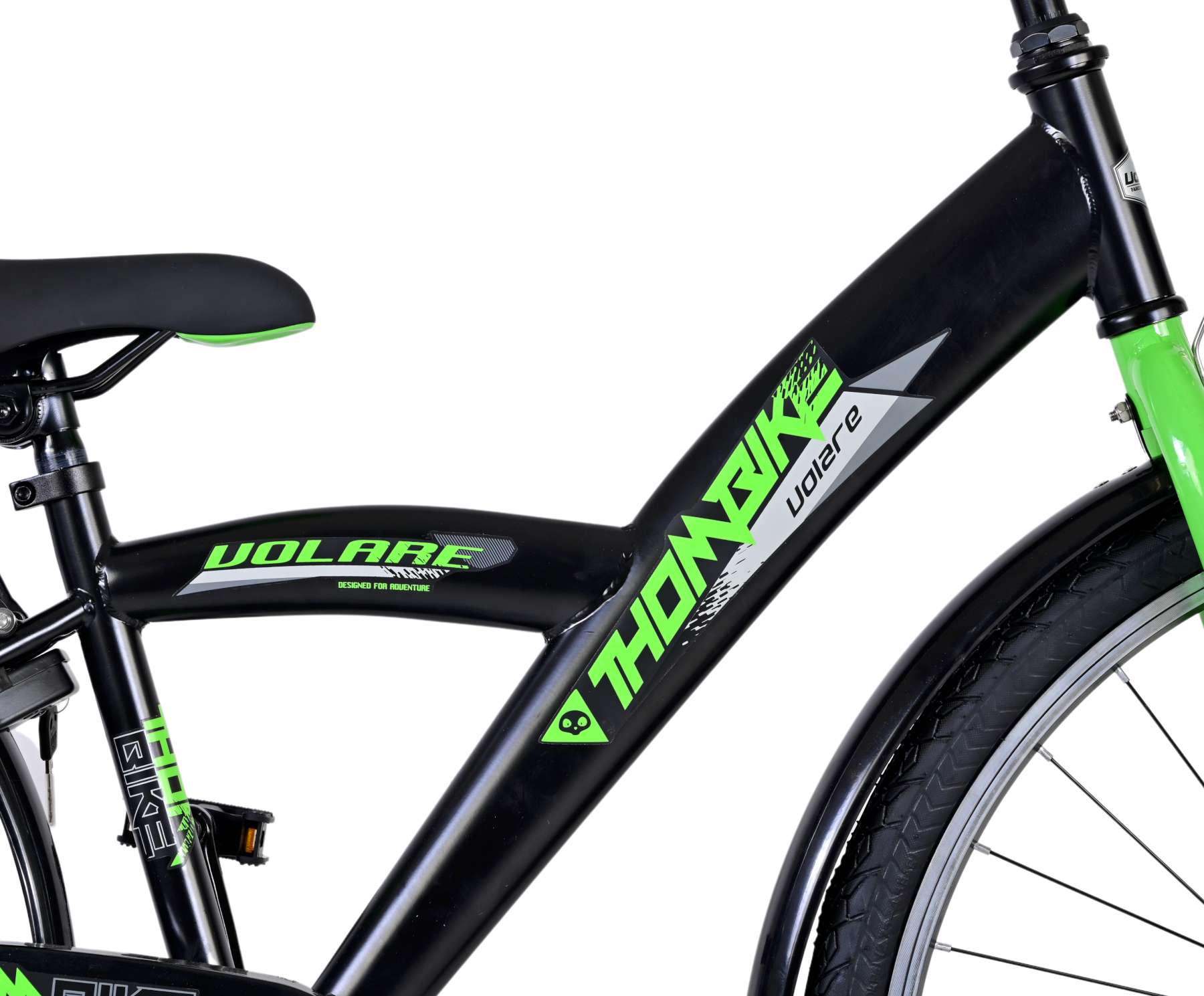 Kinderfahrrad Thombike für Jungen 26 Zoll Kinderrad in Schwarz Grün