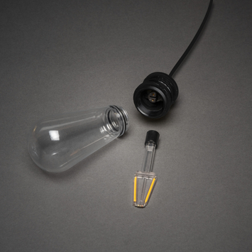 Konstsmide lichtsnoer edison add-on 10lampen 10 meter dimbaar