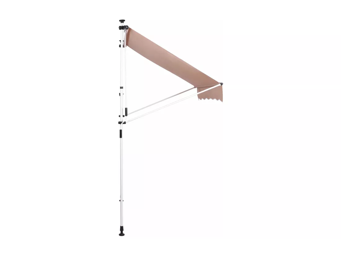 Store banne terrasse auvent beige 400 x 120 x 200 cm 10_0002976
