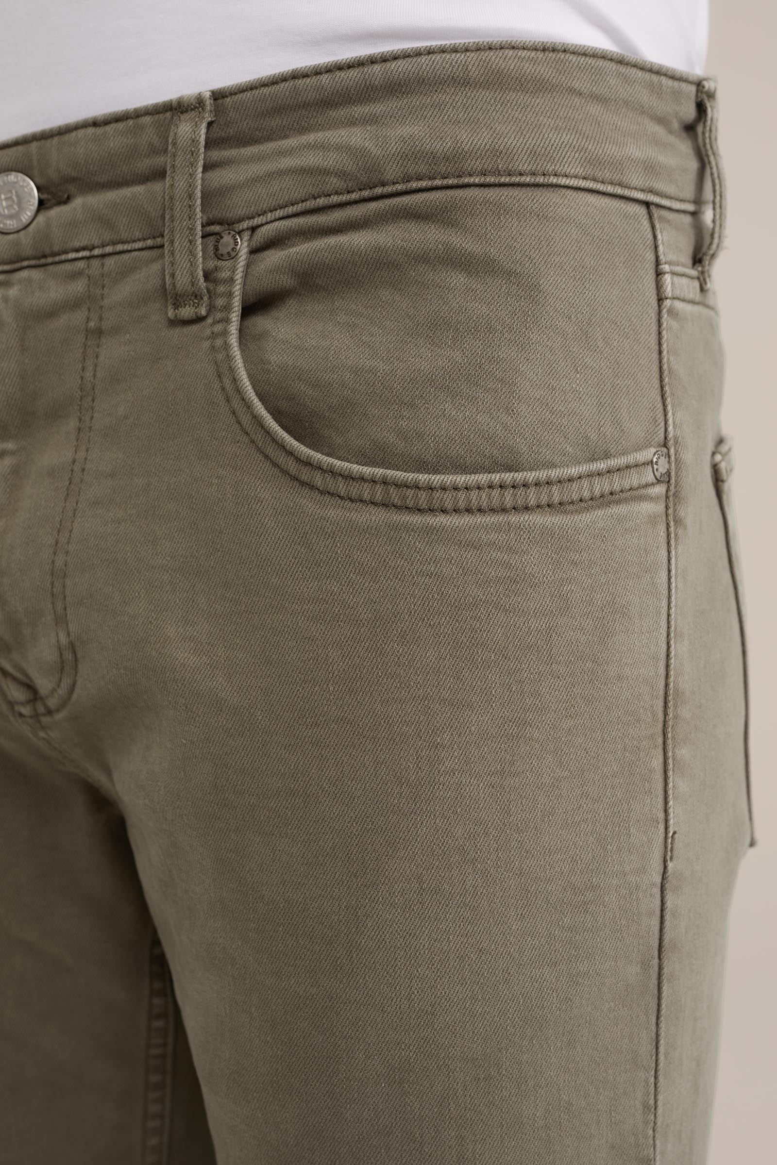 slim fit jeans met medium stretch Blue Ridge Groen