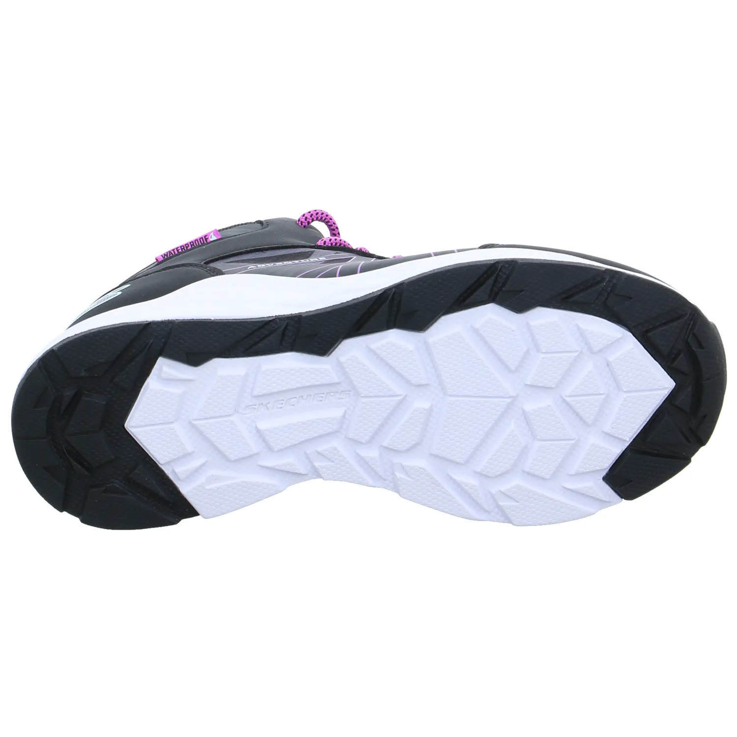 SKECHERS Jugend-Boot Schwarz Textil  Sneaker hoch Waterproof