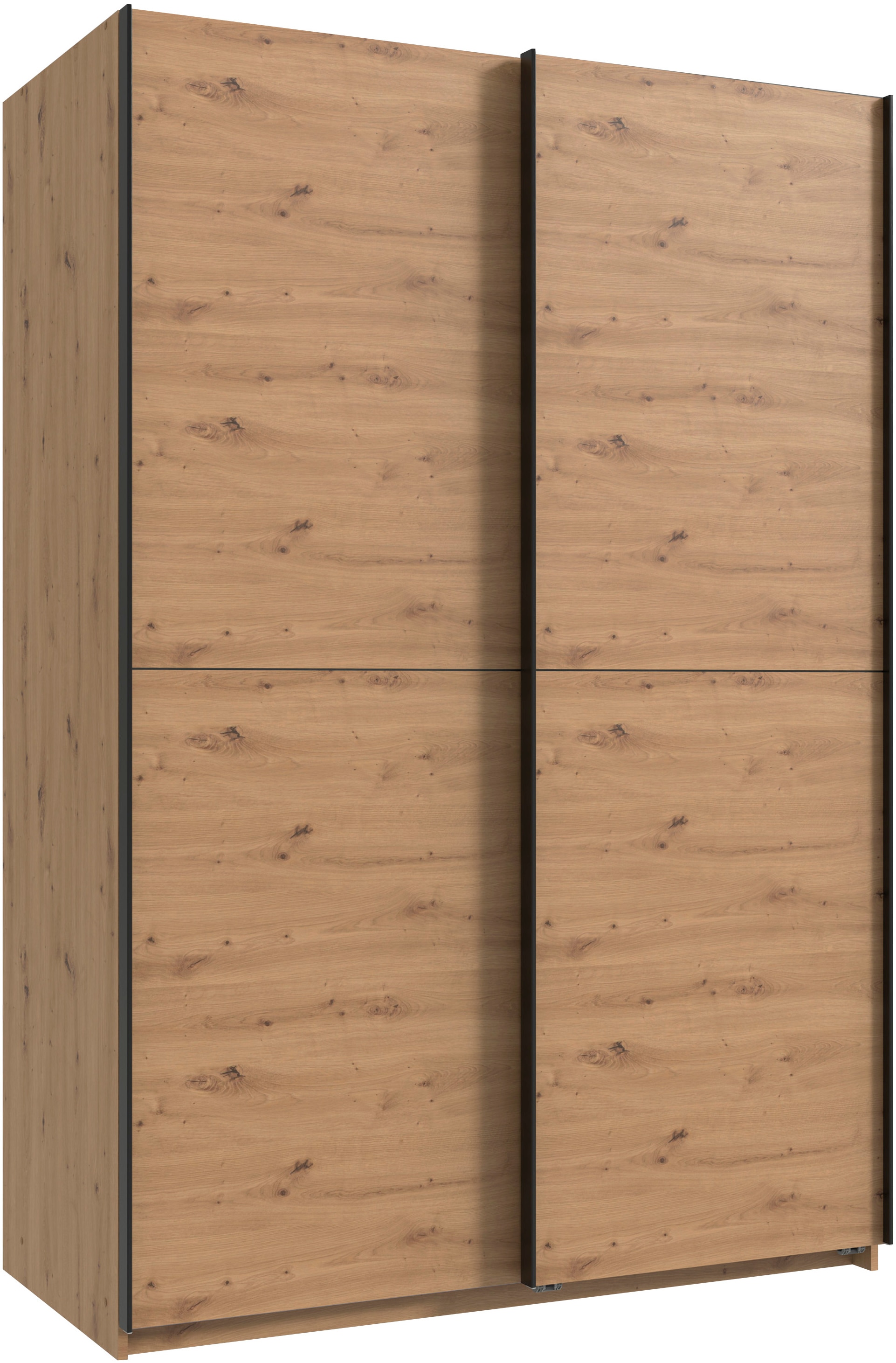Wimex Kleiderschrank »Mugano, B/T/H 135 oder 180/65/198cm, Made in Germany« wähle Deine Ausstattung: Basic oder Premium!,  2 Schwebetüren mit oder ohne Spiegel, Metallgriffe