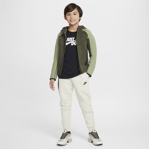 Nike Sweat à Capuche NSW Tech Fleece 24 - Vert/Noir Enfant