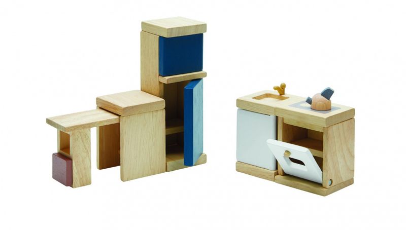 Plantoys Dukkehusmøbler i tre, Kjøkken
