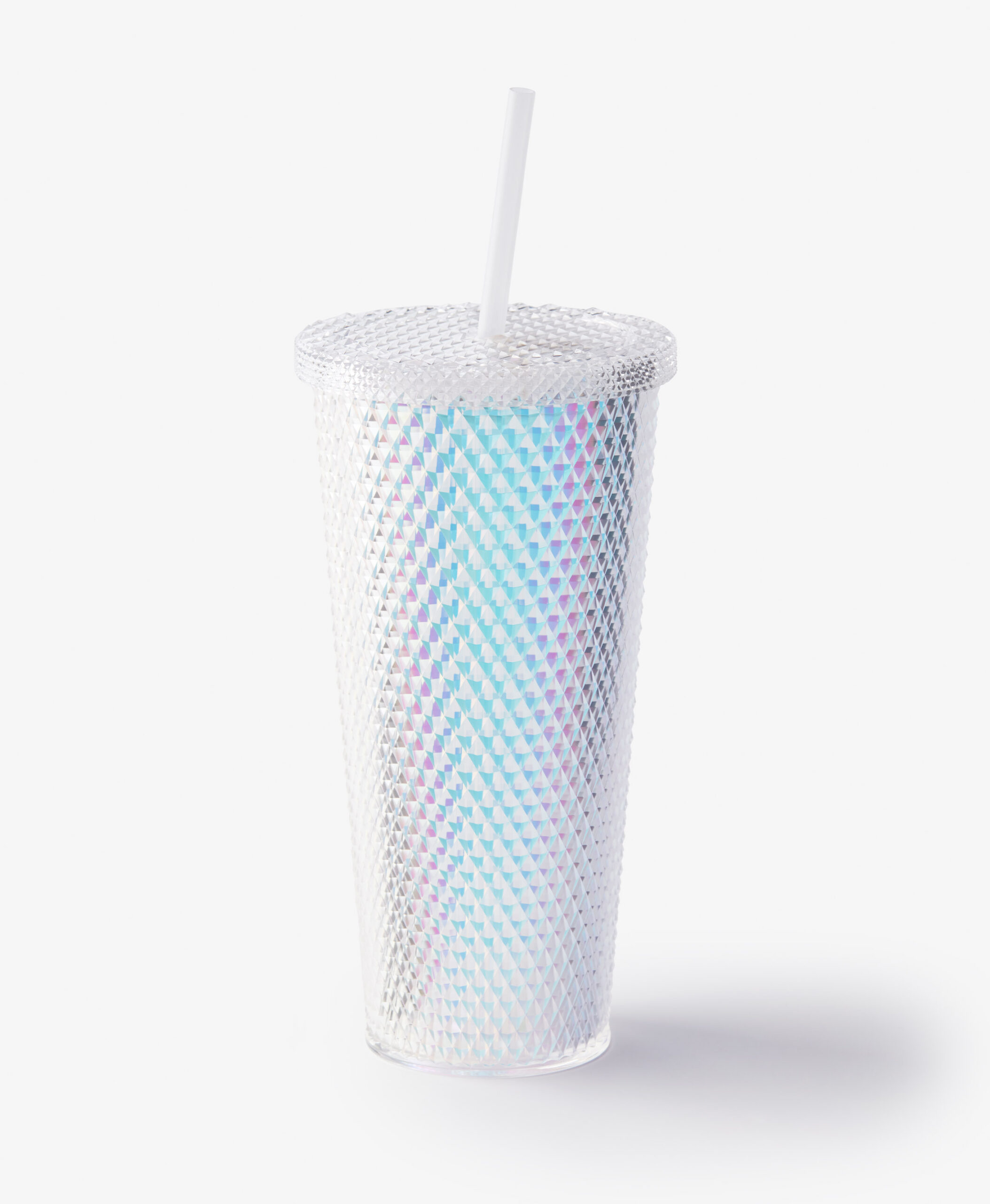Becher mit Strohhalm