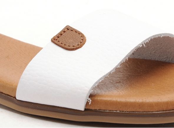 Eva frutos nu pieds plats femme 3052 blanc