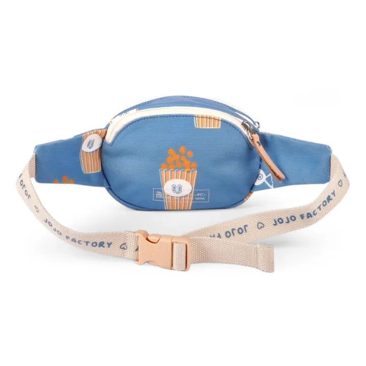 JOJO FACTORY Sac Banane Popcorn | Bleu
