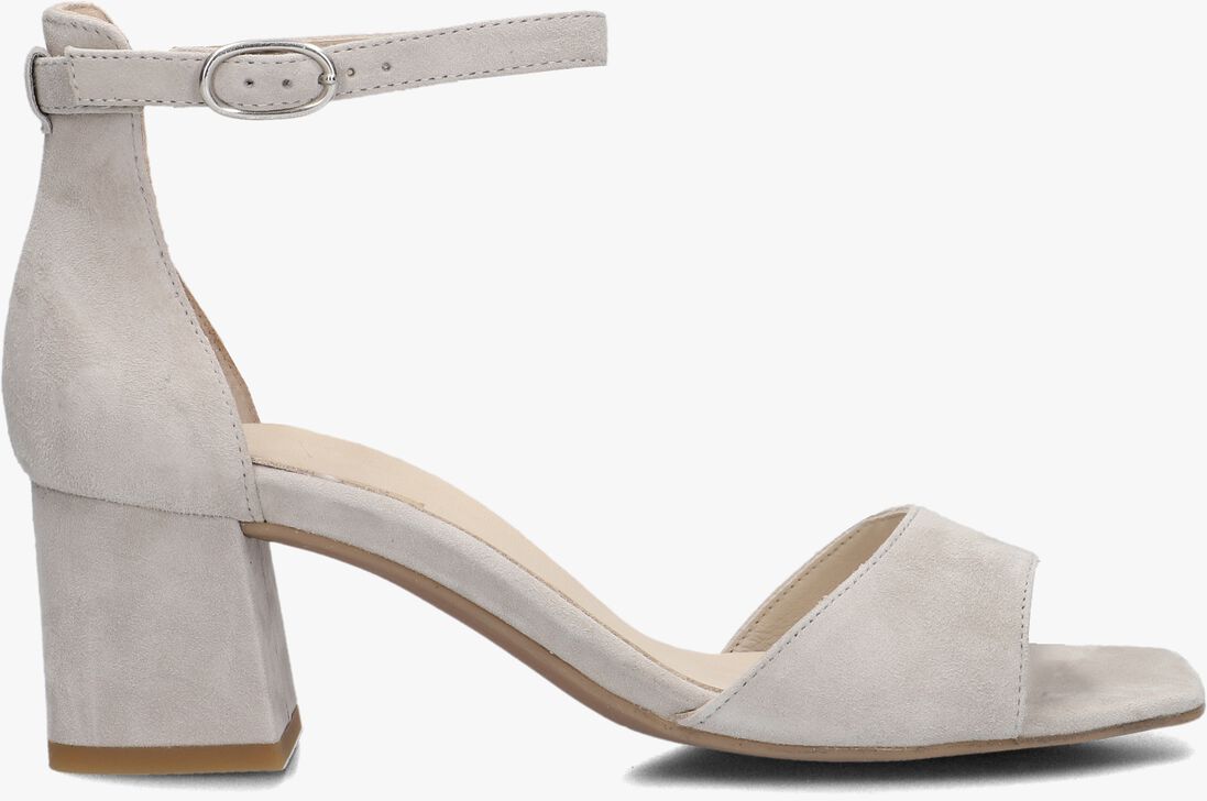grijze paul green sandalen met hak 6140