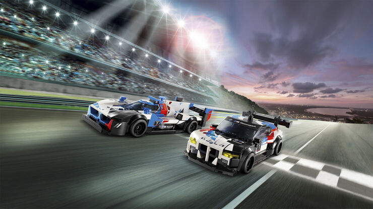 Lego BMW M4 GT3 og BMW M Hybrid V8 76922