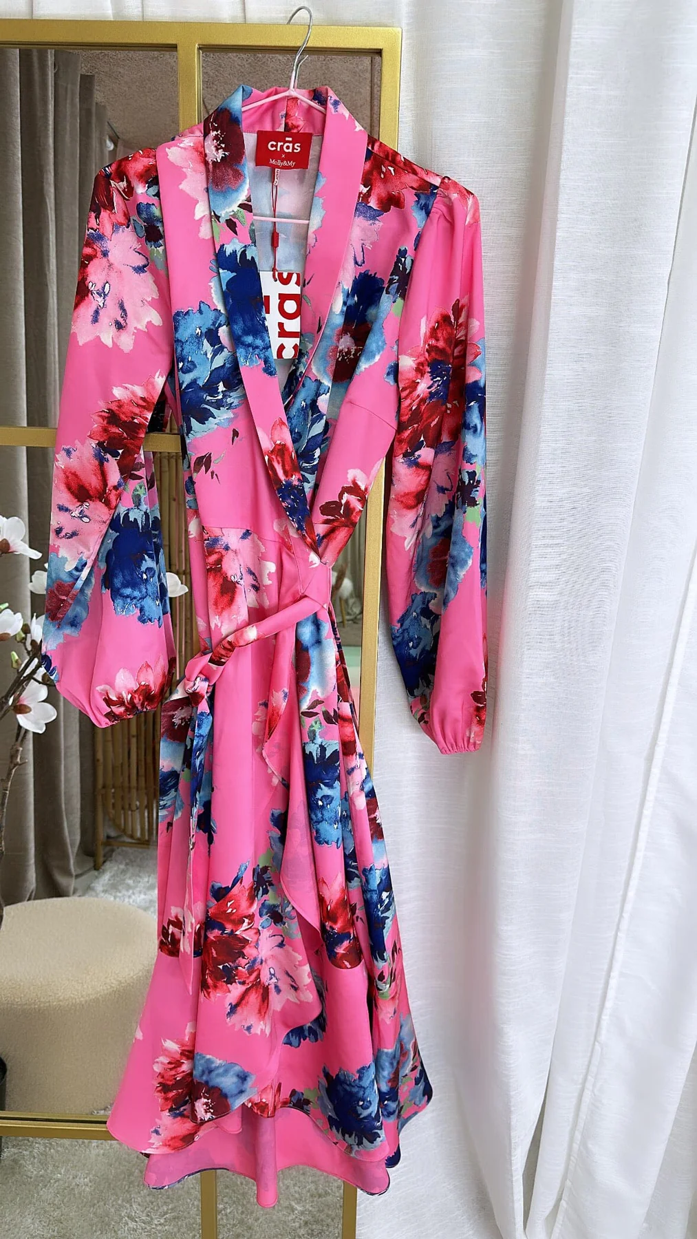 Cras Laracras Dress 5 big blossom pink