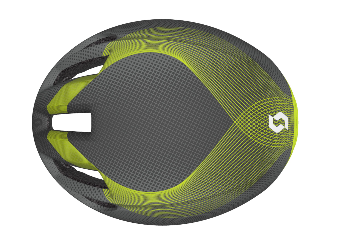 SCOTT SCO Cadence Plus Cykelhjelm Grå/Lime