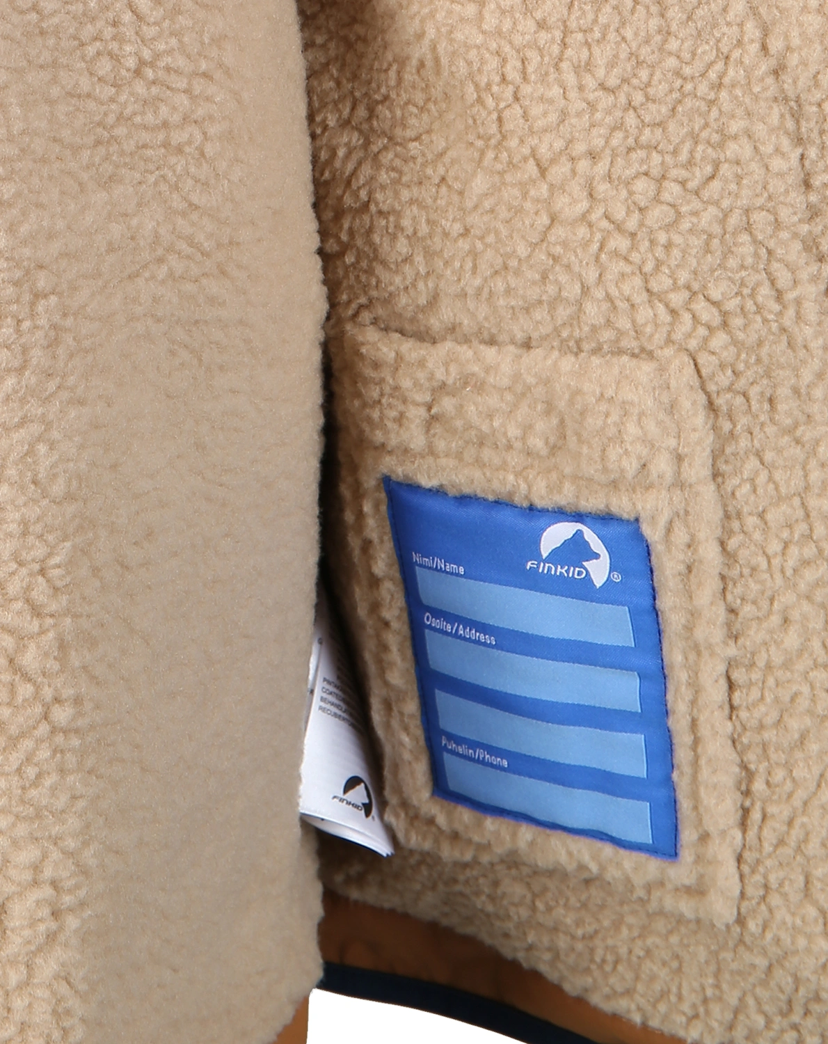 Winterjacke AINA MUKKA mit Teddyfutter in terra cotta/navy