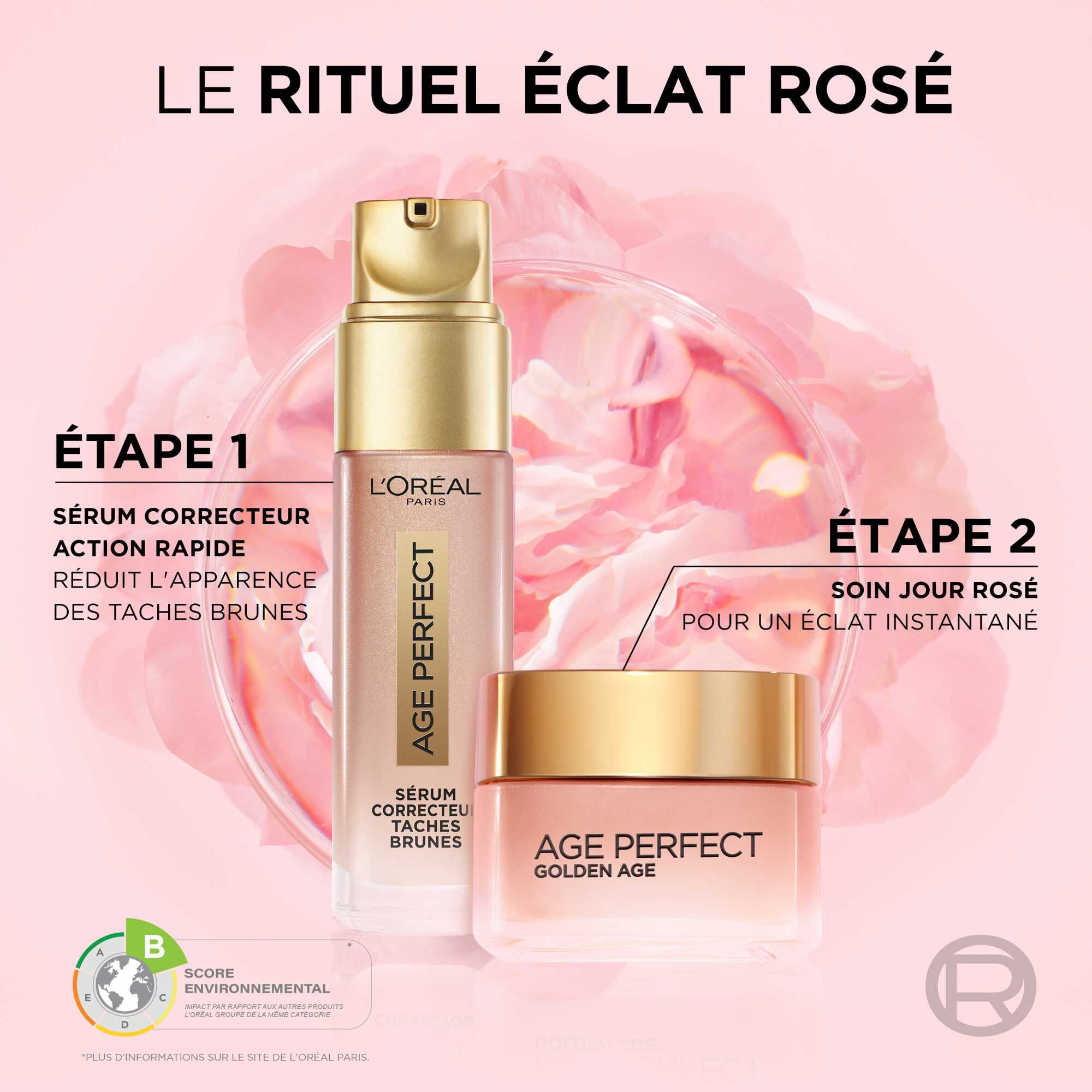 Rituel Anti-Age et éclat - Sérum & Soin Jour - L'Oréal Paris