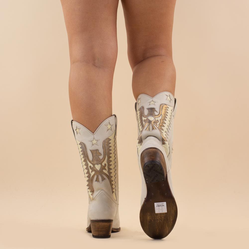 Sendra cowboyboots 14145 Offwhite