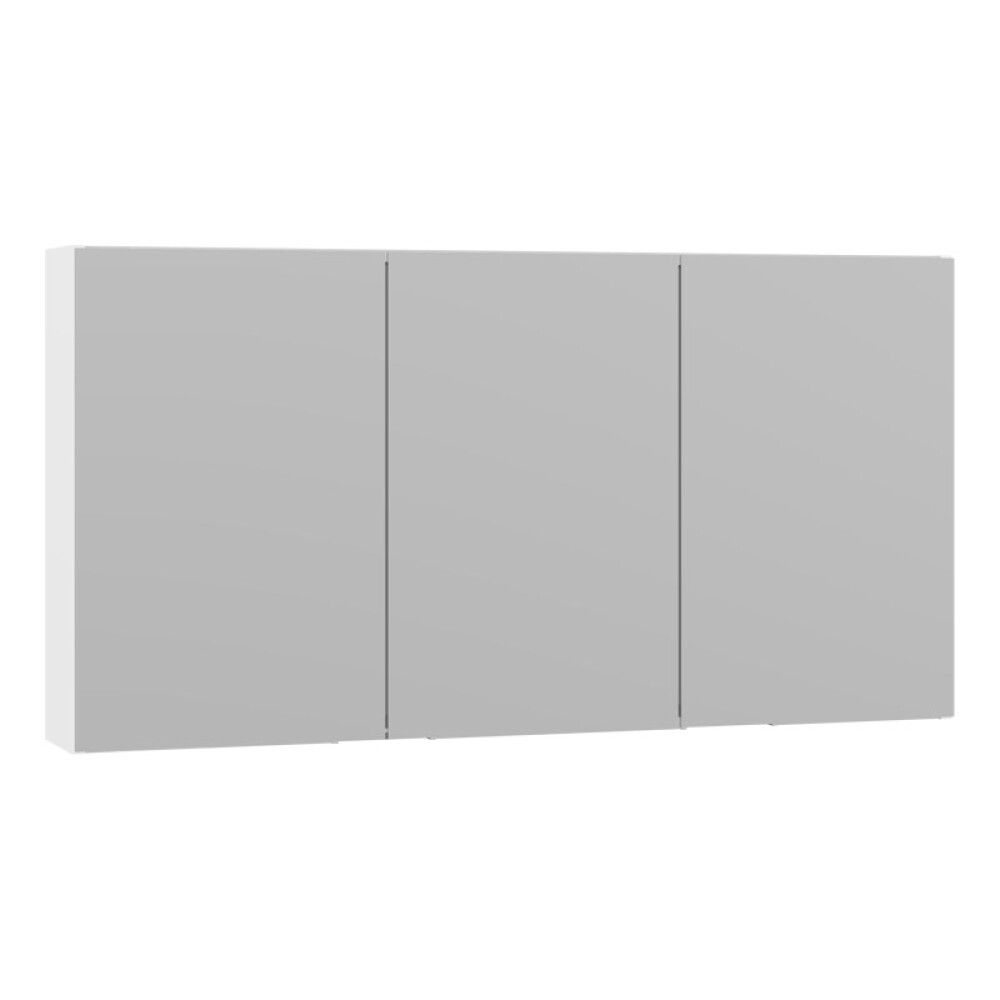 SPEILSKAP SCANBAD SELECT UTEN BELYSNING3D HVIT MATT 120 CM