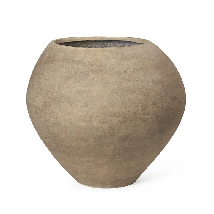 Ferm Living - Dodu Topf, H 51 cm, braun