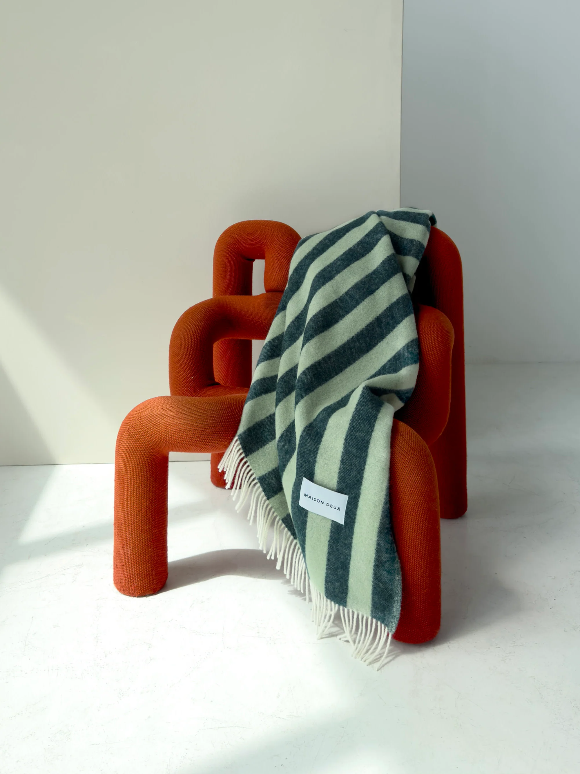 Gestreepte wollen plaid Candy Wrap