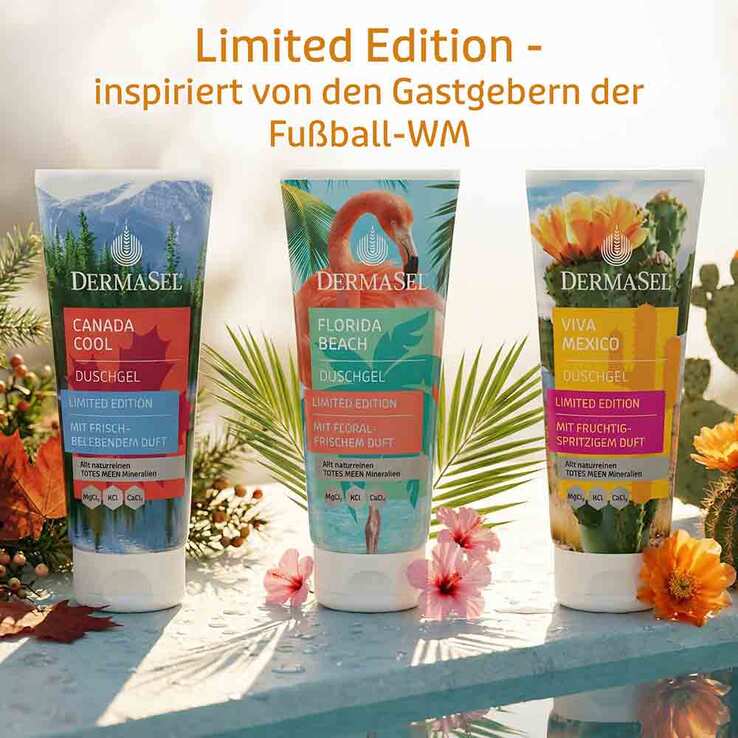 Dermasel Totes Meer Duschgel Viva Mexico lim.Edit., 100 ml