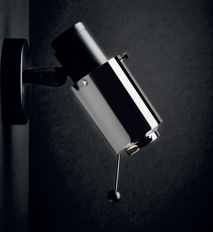 DCW éditions Biny Spot wandlamp LED zonder switch mat zwart