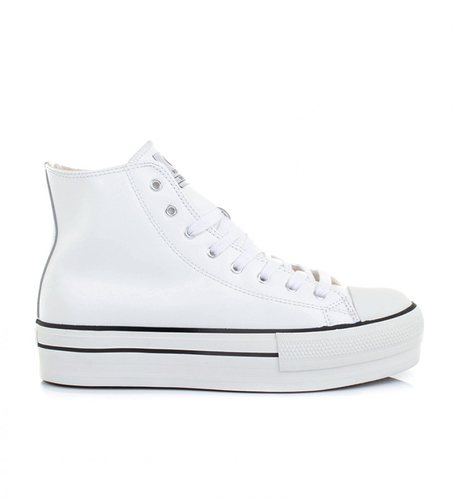 Tênis Victoria Chicago Branco - Altura da plataforma: 4cm -