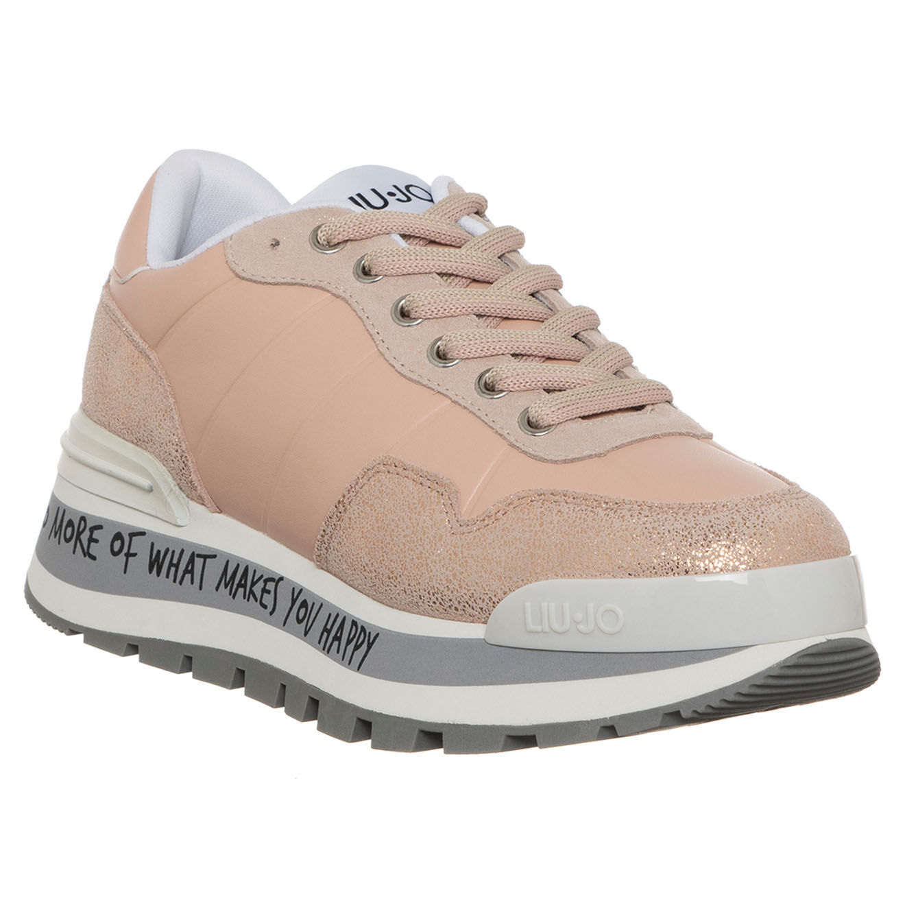 Liu-Jo Sneakers en Cuir Lena roses