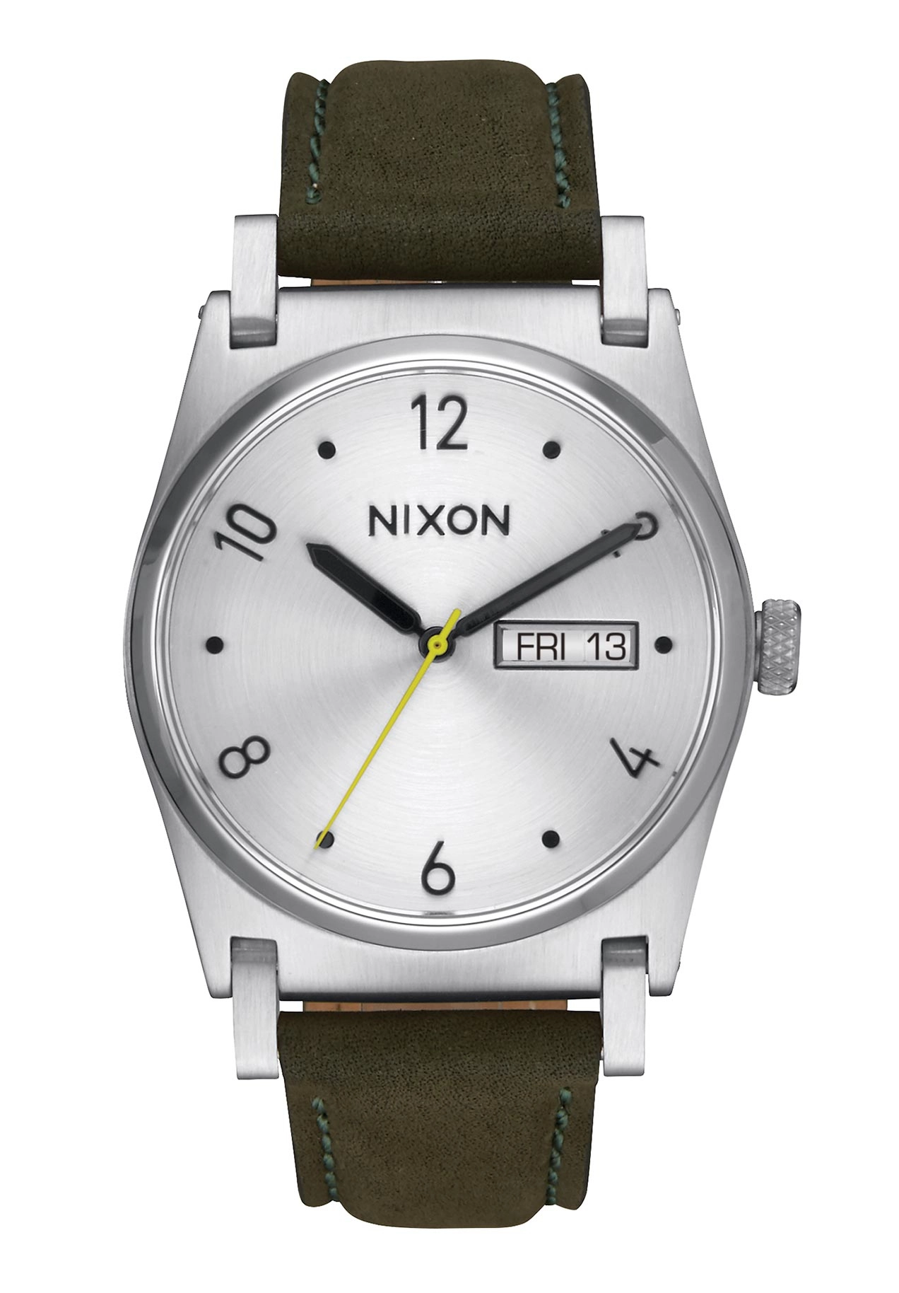 Nixon The Jane Leather Silver Surplus A9552232