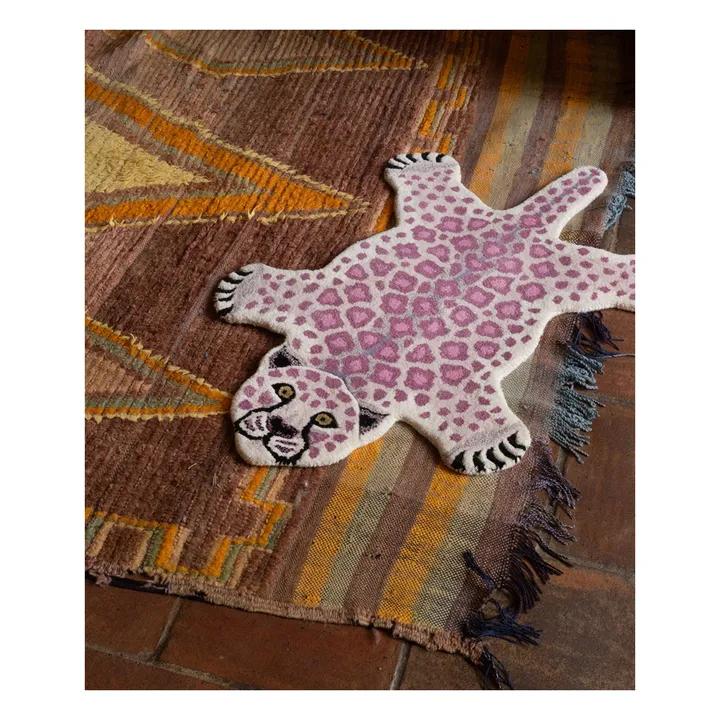 Doing Goods Tapis léopard Lilly | Lilas