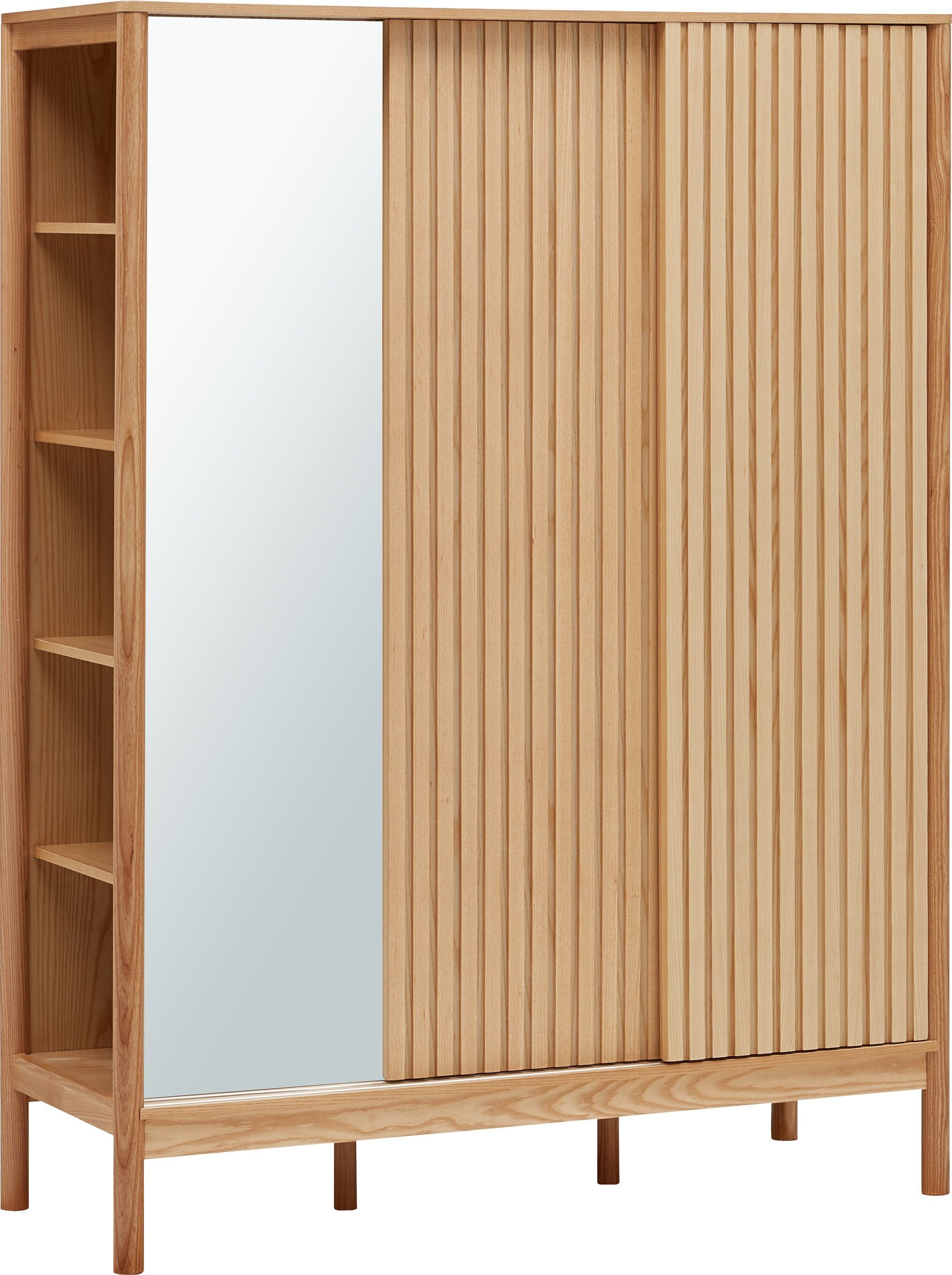 FRANCOISE Schrank - Esche / B: 135.0 cm x T: 55.0 cm x H: 180.0 cm