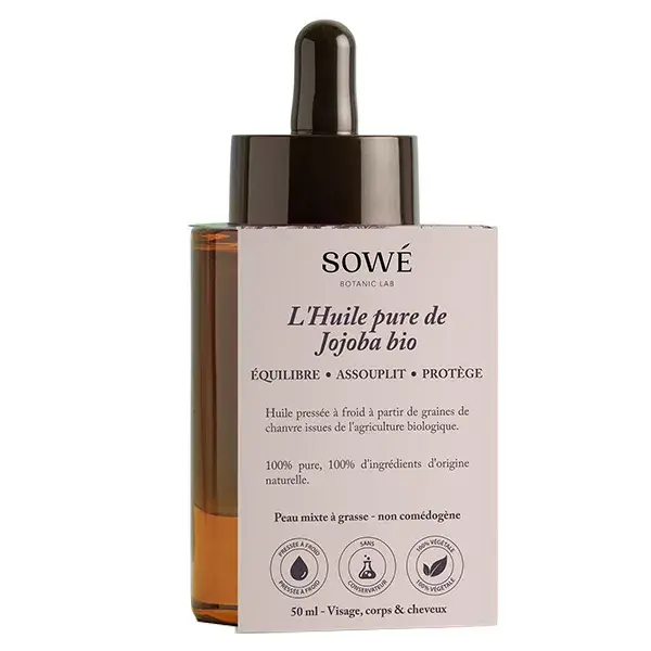 Óleo de Jojoba Orgânico Puro Sowé 50ml