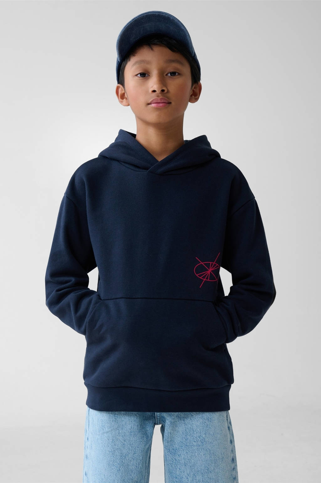 Shoeby hoodie donkerblauw