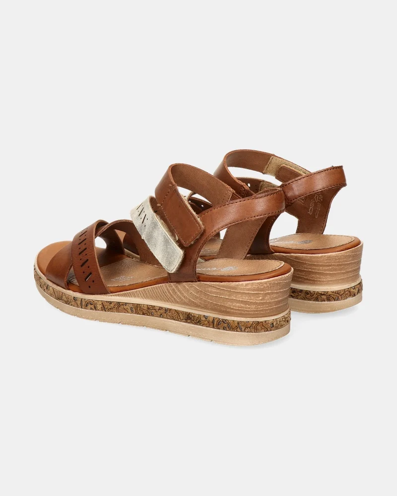 Remonte Sandalen  - cognac