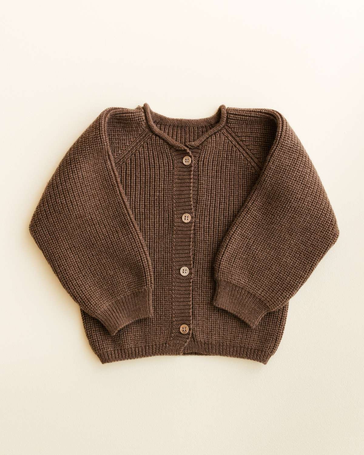 Ullcardigan Baby – 100% Merino, Ubehandlet Ull | Cardigan Inga