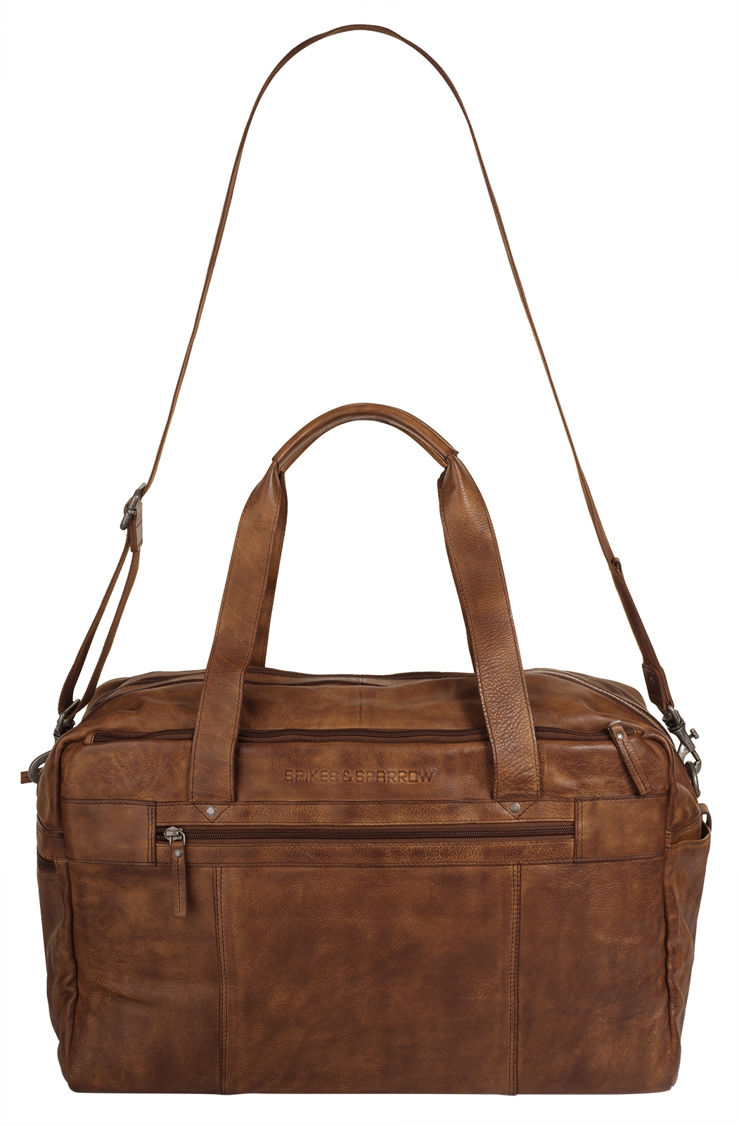 Spikes & Sparrow Reisetasche »WEEKENDER« echt Leder