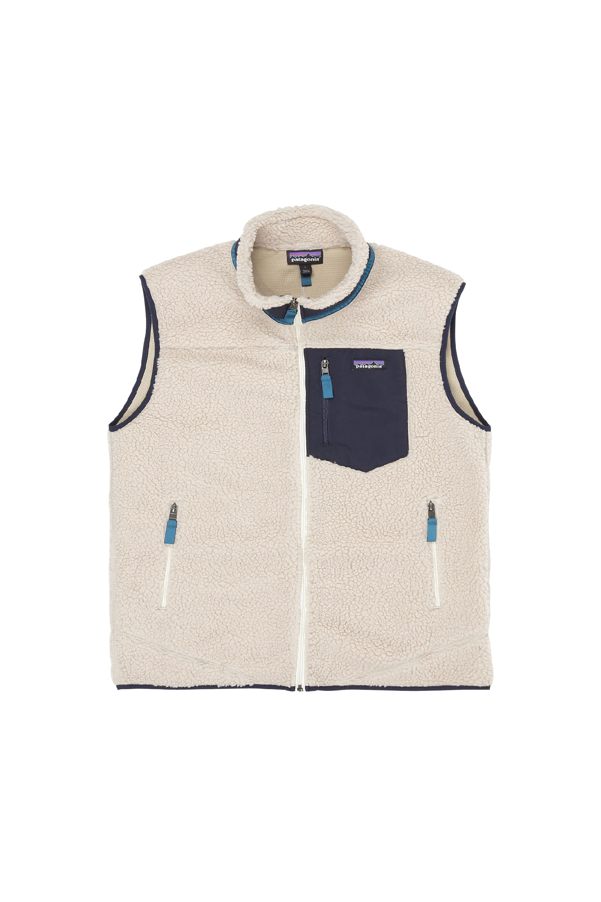 PATAGONIA Gilet sans manches en sherpa CLASSIC RETRO-X Beige