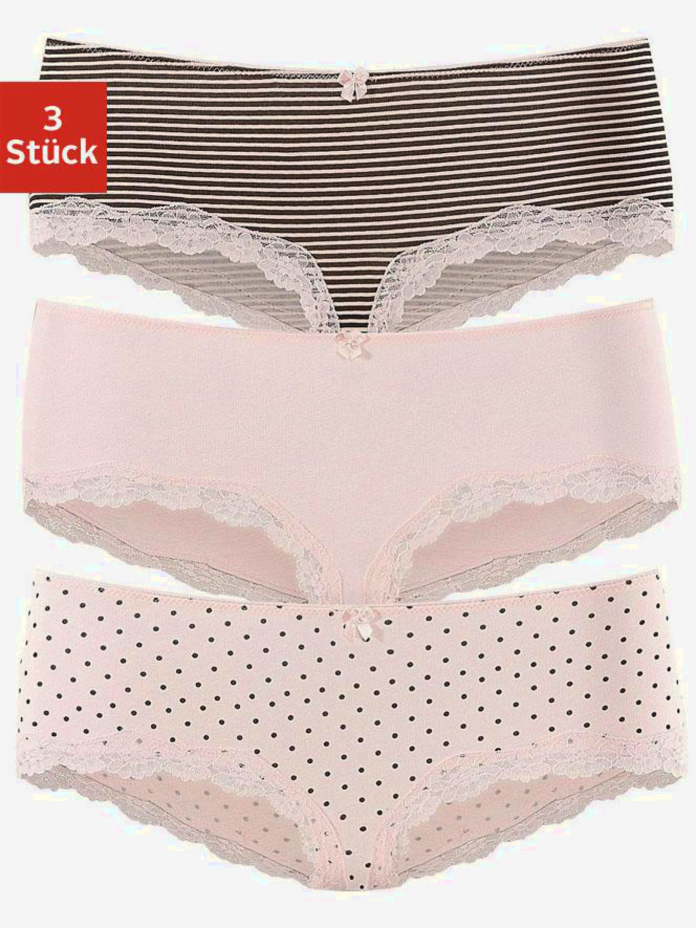 Panty lot de 3 panties lascana