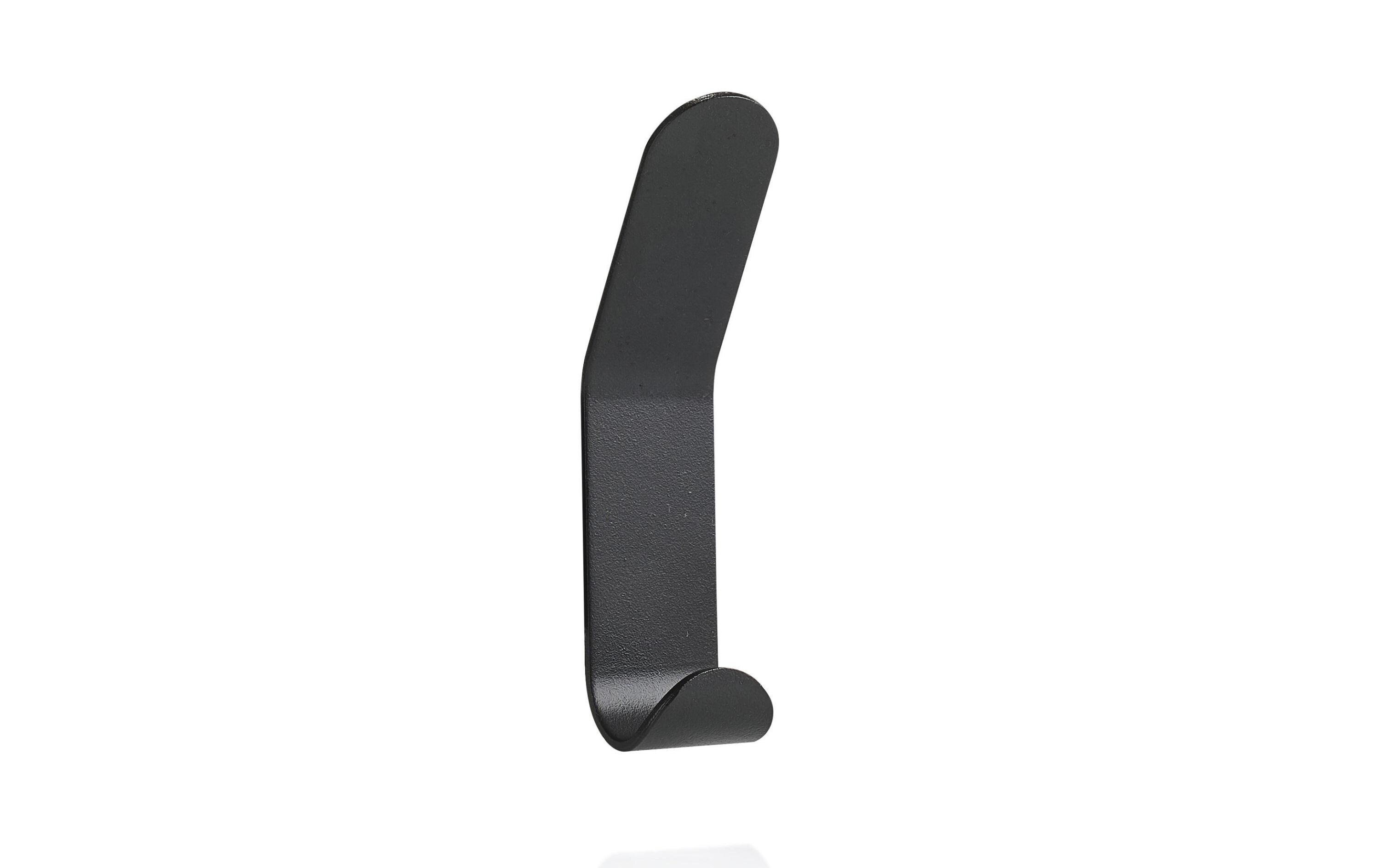 Wandhaken A-Double Hook SchwarzWandhaken aus Stahl, Schwarz