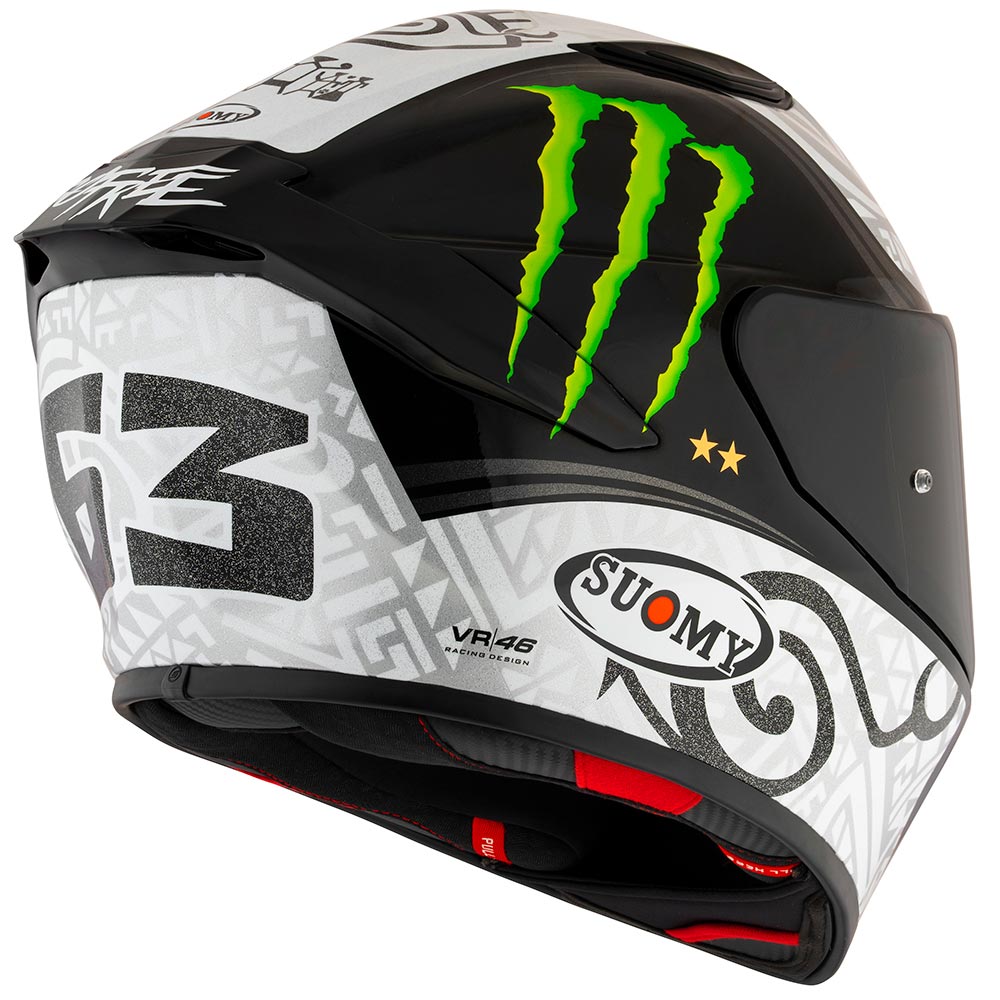 Suomy - Casque Track-1 Bagnaia Monster Winter Test Replica Blanc / Gris / Noir / Vert