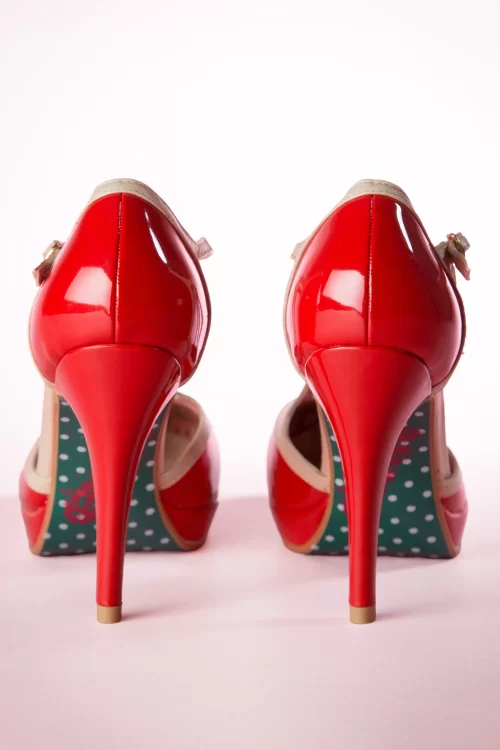 Banned Retro Betty Pumps in rood