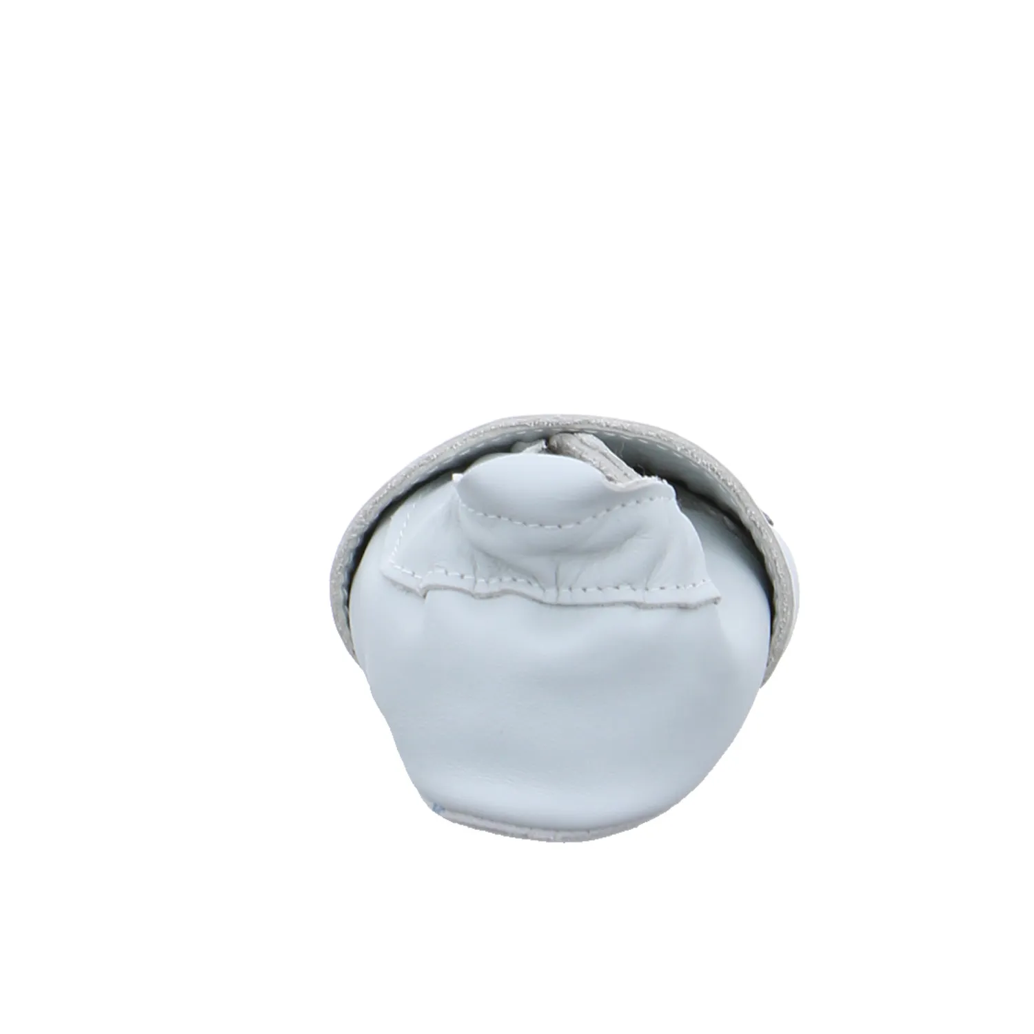 BOBUX Krabbelschuh Silber Leder